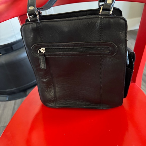 M.C. (Marc Chantal) Crossbody Black Handbag - Picture 3 of 5